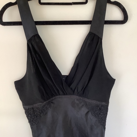 Jones New York Sexy Black Lingerie Gown Slip Dress Small - Picture 1 of 8